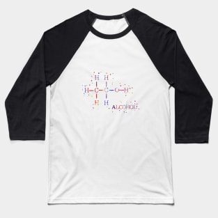 Alcohol molecule, Baseball T-Shirt